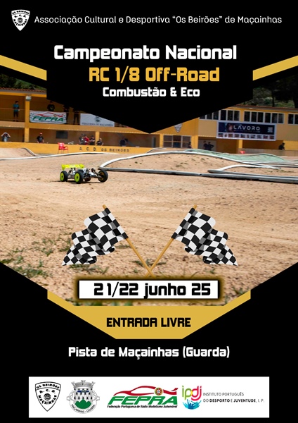 3ª Prova do Campeonato Nacional de 1/8TT (elétrico e Combustão) 2025